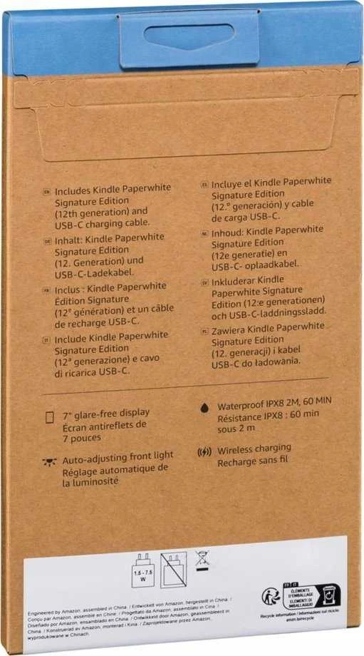 Elektroninė skaityklė Amazon Kindle Paperwhite (2024, 12 karta) 7", 32 GB, rožinė | su reklamomis