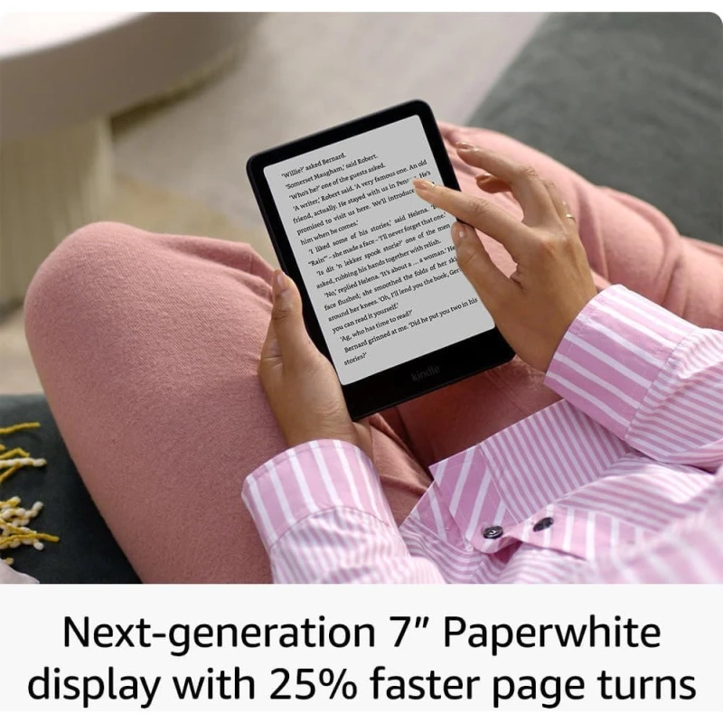 Amazon Kindle Paperwhite Signature Edition, 32 GB, 12-osios kartos (2024 m.), žalios spalvos
