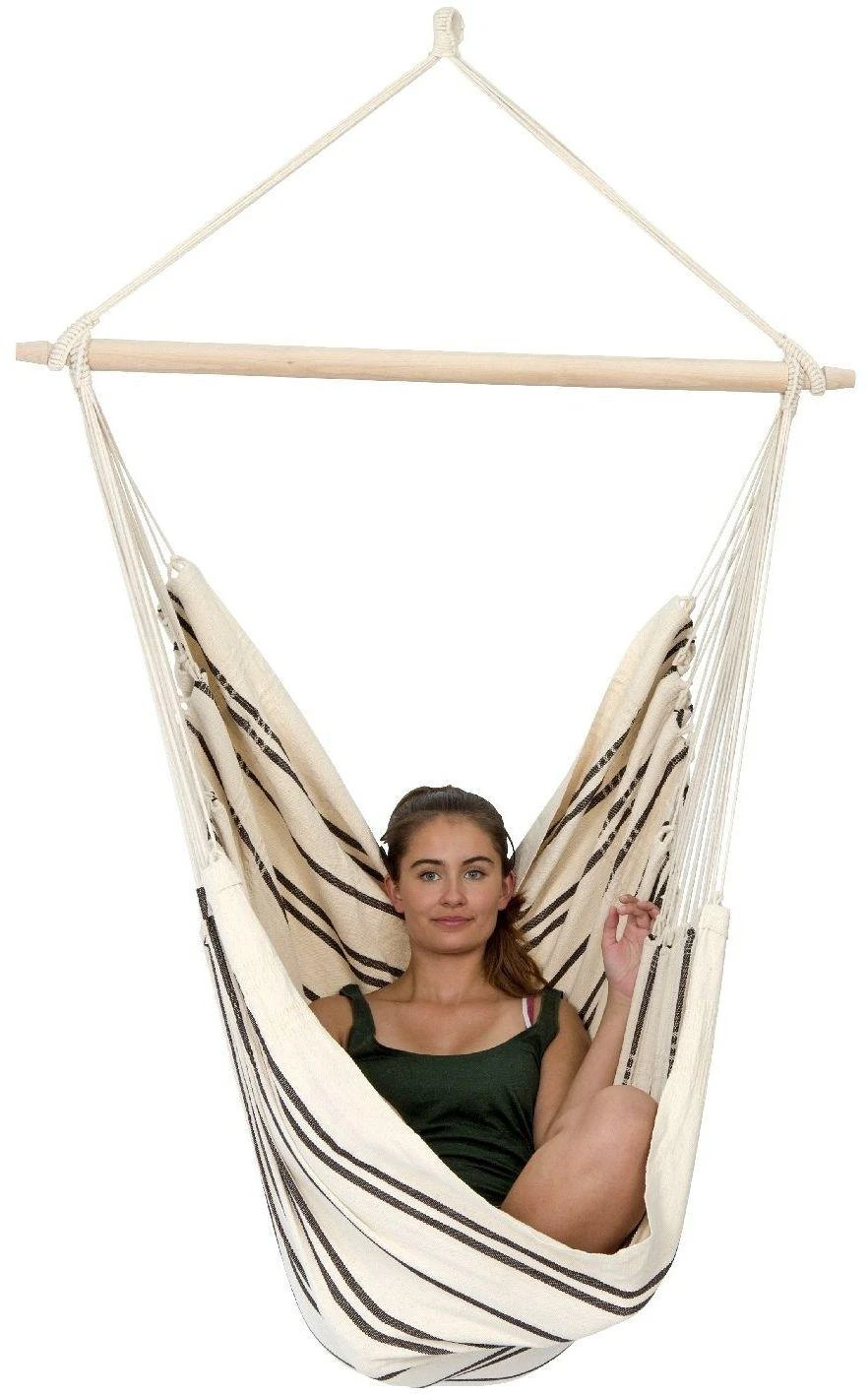Amazonas Brasil kapučino dvigubas hamakas, 160x130 cm, 150 kg