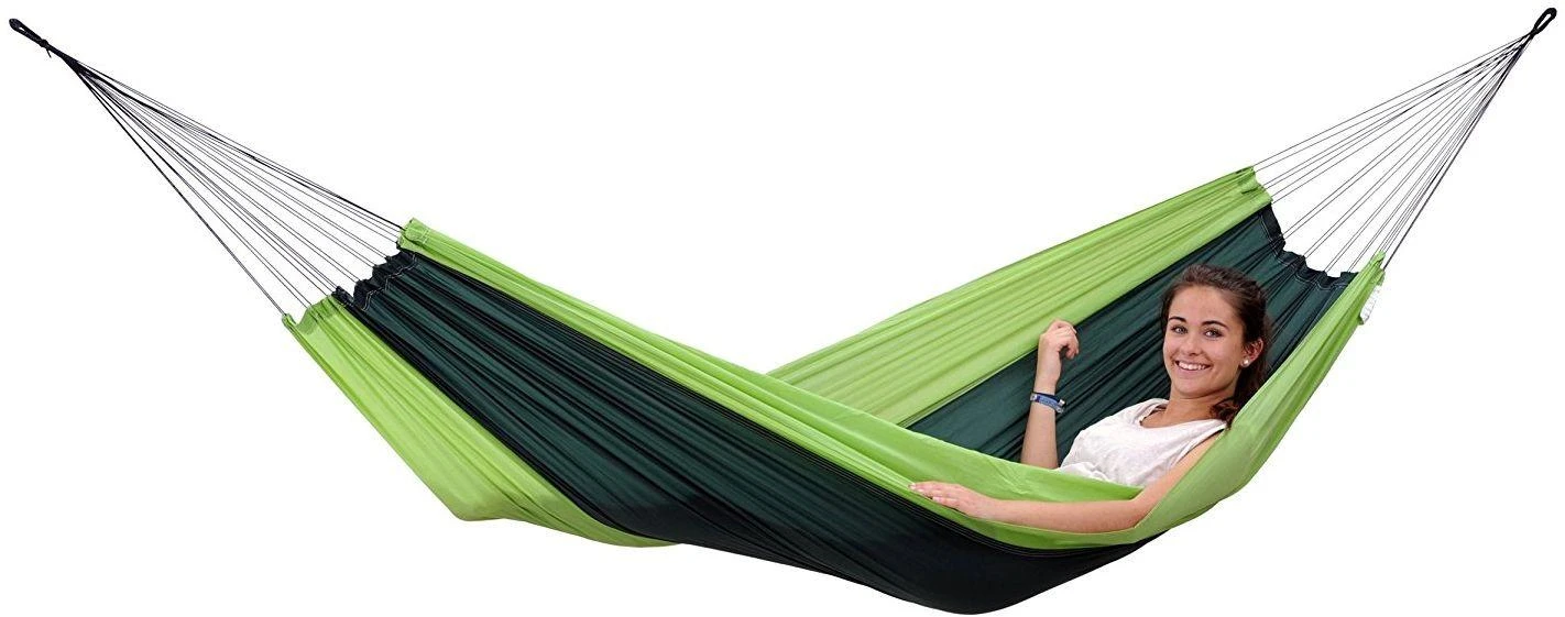 Amazonas Silk Traveller forest (žalias-žalias) Travel Hammock, 220x140 cm, 150 kg