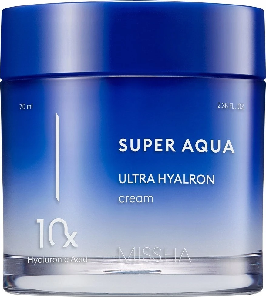 Missha drėkinamasis odos kremas Super Aqua (Ultra Hyalron Kreminis) 70 ml