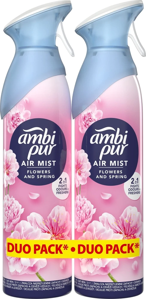 Purškiamas oro gaiviklis AMBI PUR Flower & Spring, 2x185 ml