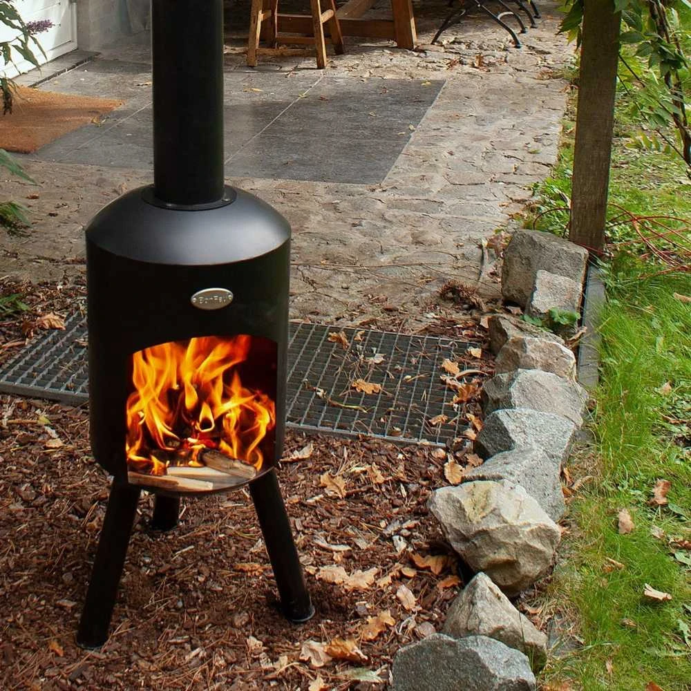 Ambiance Bonfeu Bonbini sodo židinys, juodas, 2901