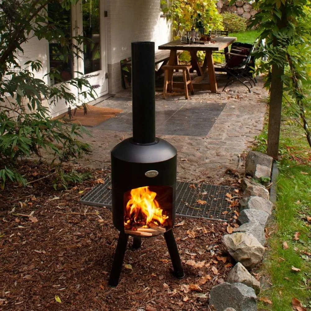 Ambiance Bonfeu Bonbini sodo židinys, juodas, 2901
