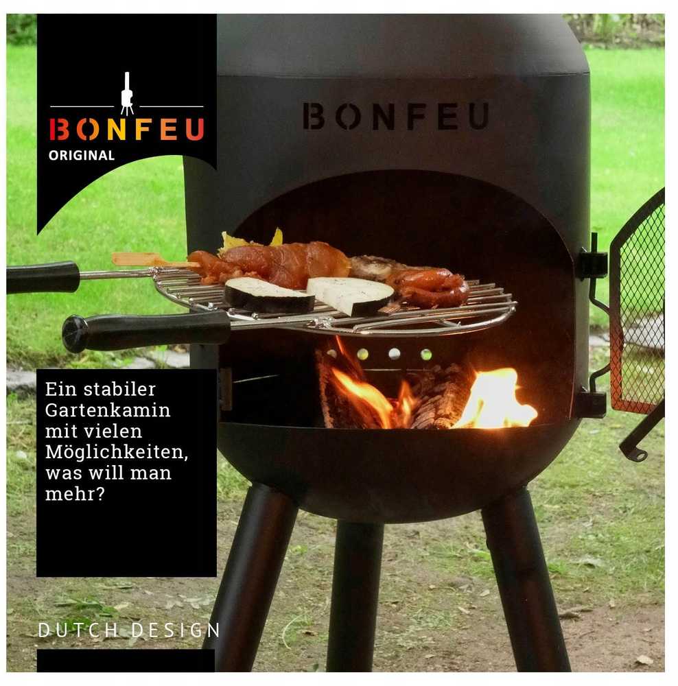 Ambiance Bonfeu Bonsolo sodo židinys, juodas, 3401