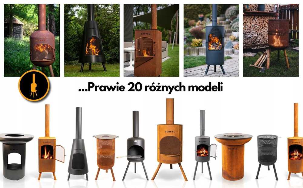 Ambiance Bonfeu Bonsolo sodo židinys, juodas, 3401