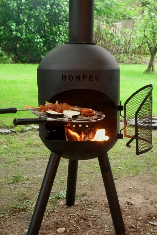 Ambiance Bonfeu Bonsolo sodo židinys, juodas, 3401