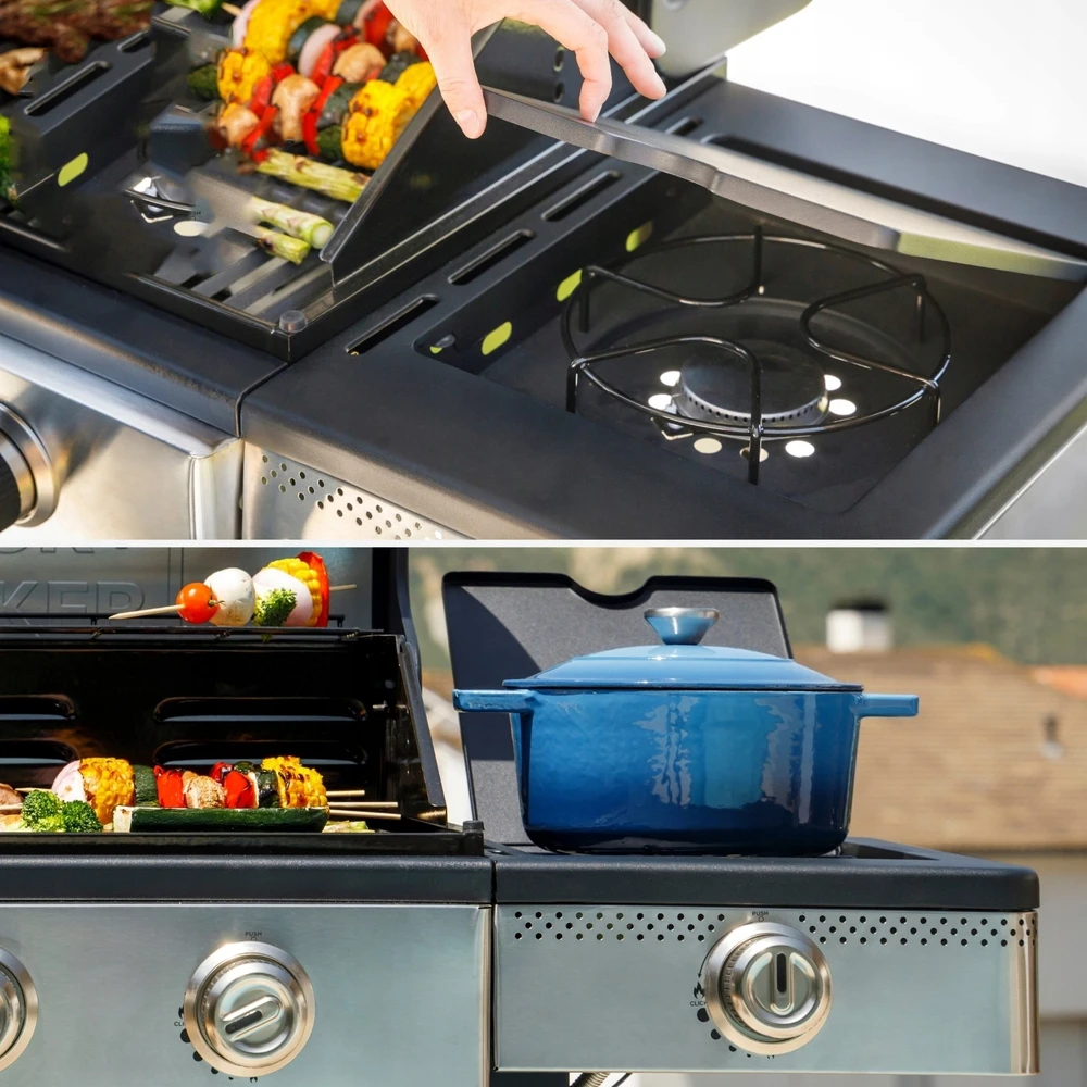 Black & Decker juodas+decker Juodas & Decker BXOG12950E gas grill, 3 burners