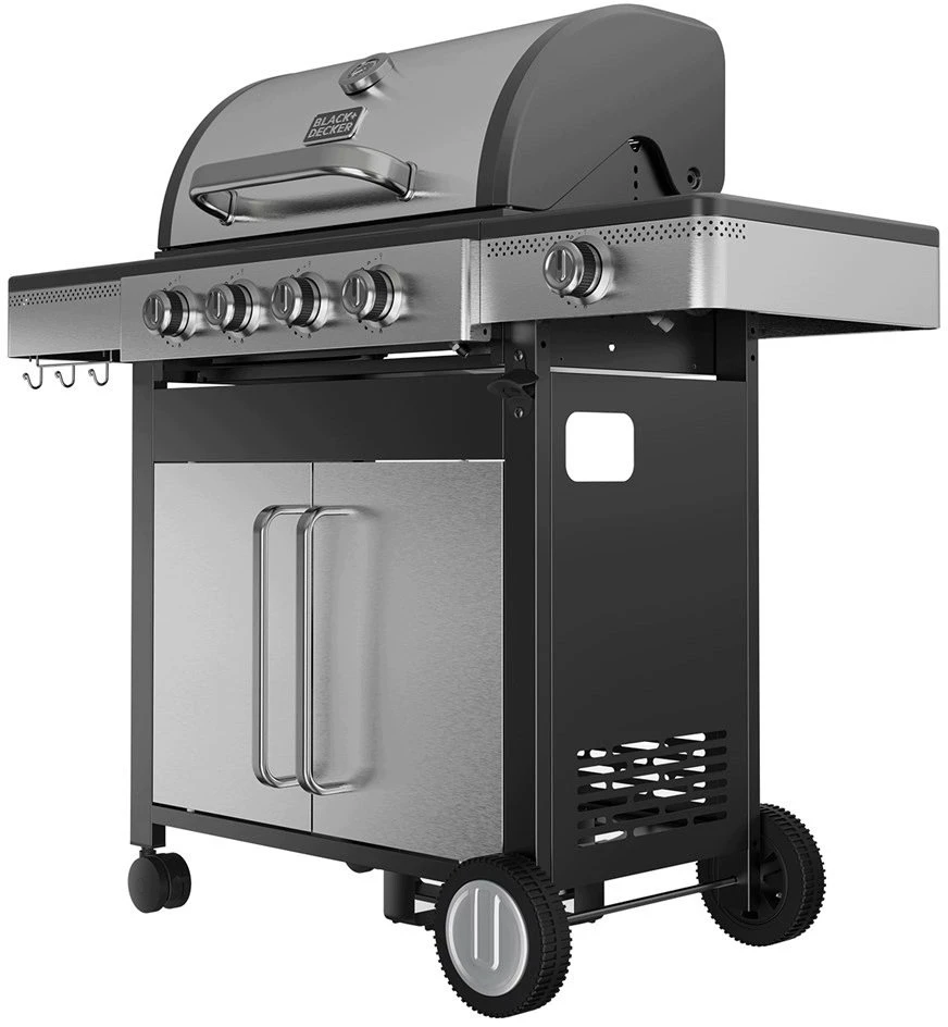 Black & Decker juodas+decker Juodas & Decker BXOG16550E gas grill, 4 burners