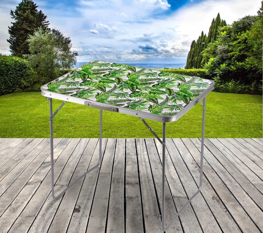 Carruzoo Sulankstomas turistinis stalas Summer Garden 80x60cm