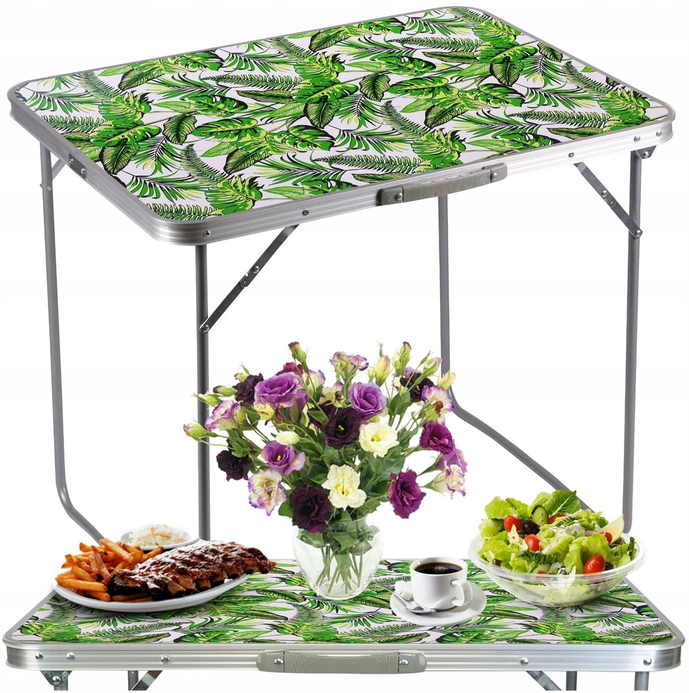 Carruzoo Sulankstomas turistinis stalas Summer Garden 80x60cm