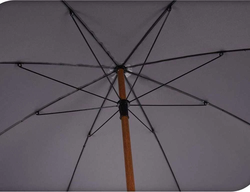 ProGarden Sodo skėtis pilkas reguliuojamas 200 cm