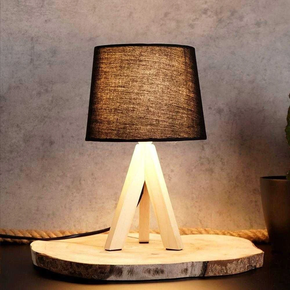 Ambiance Stalinis šviestuvas medinė juoda 30 cm