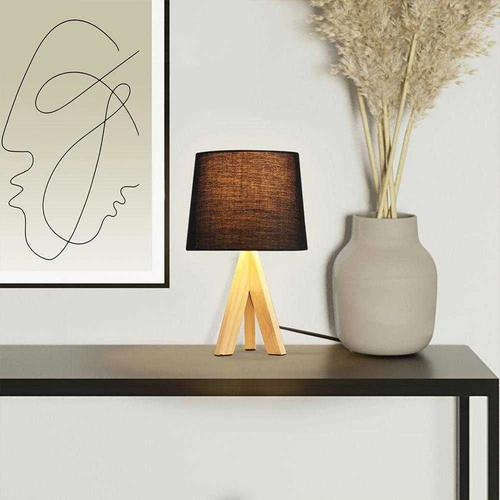 Ambiance Stalinis šviestuvas medinė juoda 30 cm