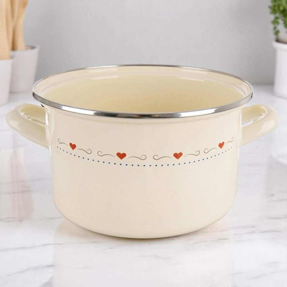 Orion Kuko puodas Tonca 20 cm 3 l kreminės spalvos
