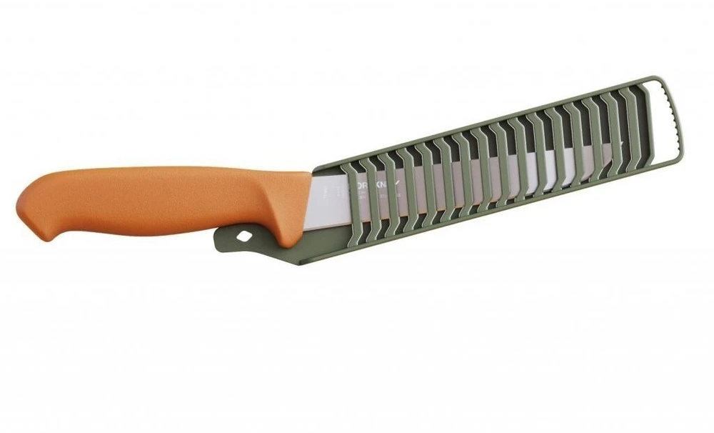 Ambrogio Sanelli Morakniv Hunting Straight iškaulinimo peilis, oranžinis, nerūdijantis plienas
