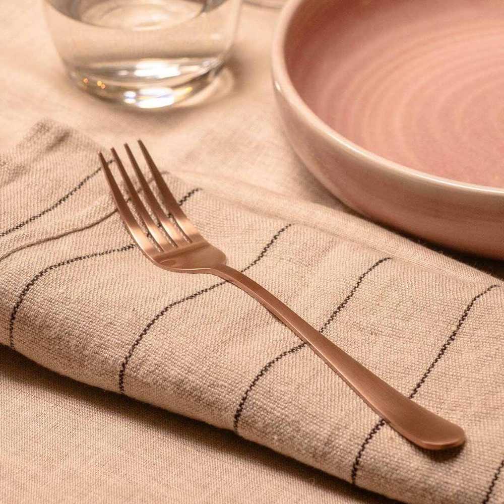 Amefa Austin 1410 – 6 torto šakutės dovanų dėžutėje – vario spalvos