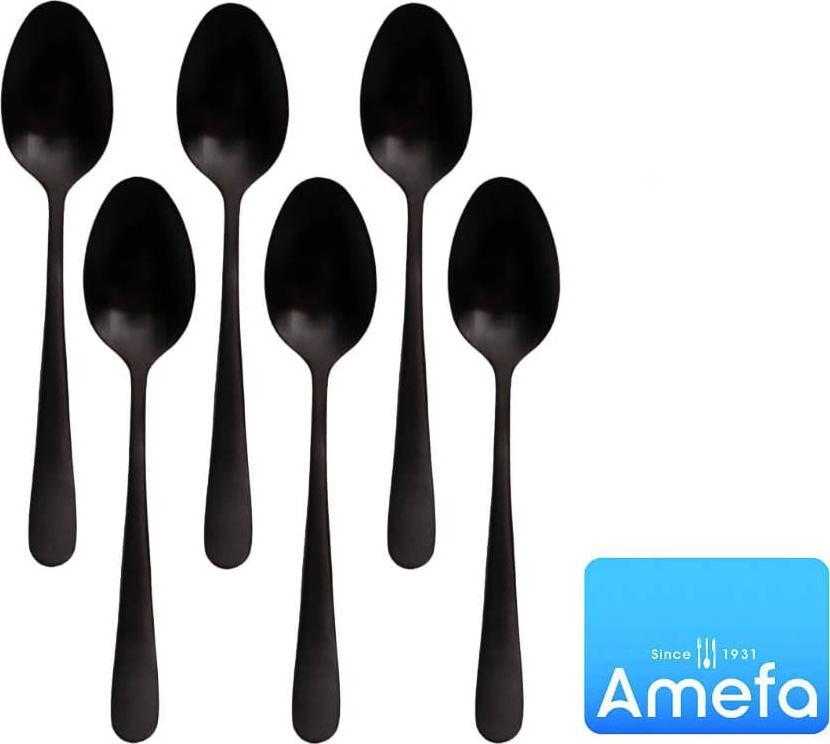 Amefa Rinkinys desertiniai šaukšteliai 1410 Dutch Trend 6 vnt rinkinys 6 asmenims juoda
