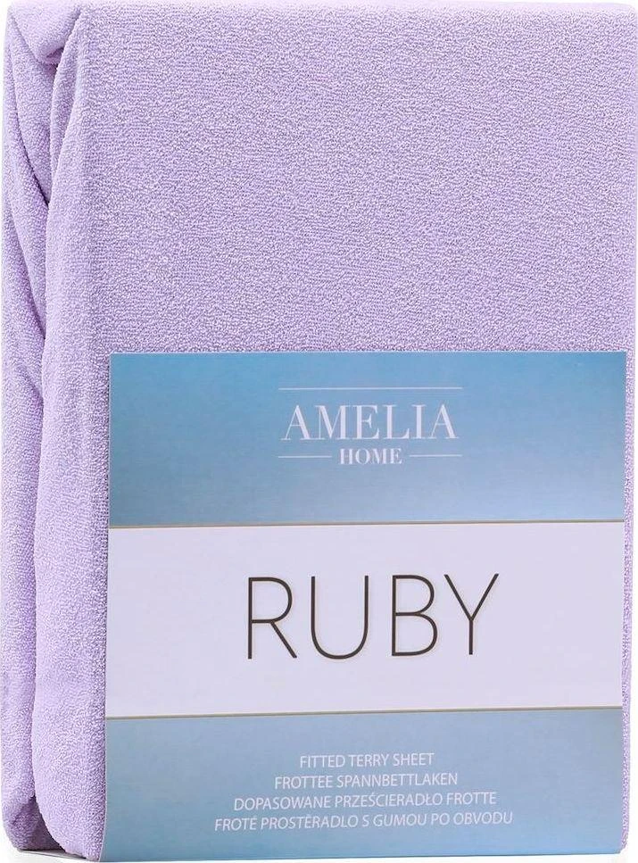 AmeliaHome Paklodė su guma šviesiai violetinė 220-240x220+30 AH RUBY