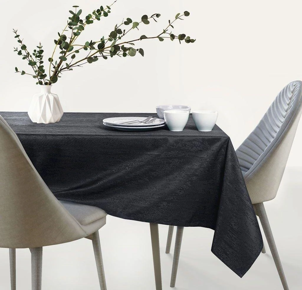 AmeliaHome Staltiesė juoda 140×200 cm AH VESTA