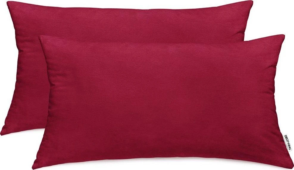 DecoKing Pagalvių užvalkalai 40 x 80 cm, bordo (2 vnt.)