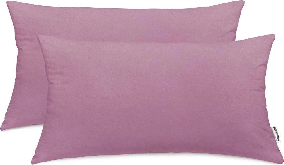 DecoKing Pagalvės užvalkalas 40×80 cm 2 vnt. PLUM
