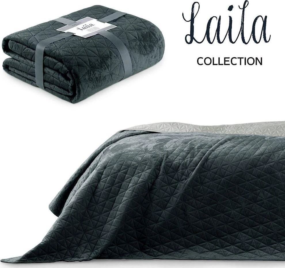 AmeliaHome lovatiesė LAILA, 170x210 cm, spalva: grafito