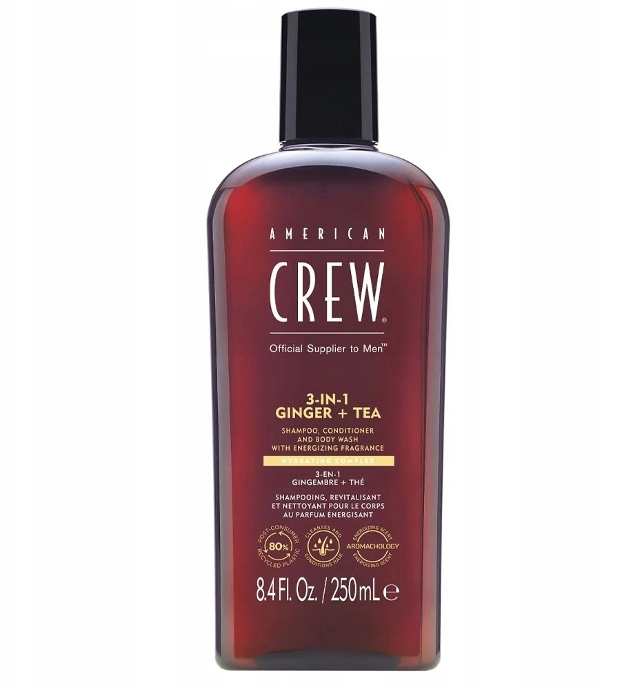 „American Crew“ 3 viename imbiero ir arbatos skonio gėrimas, 250 ml