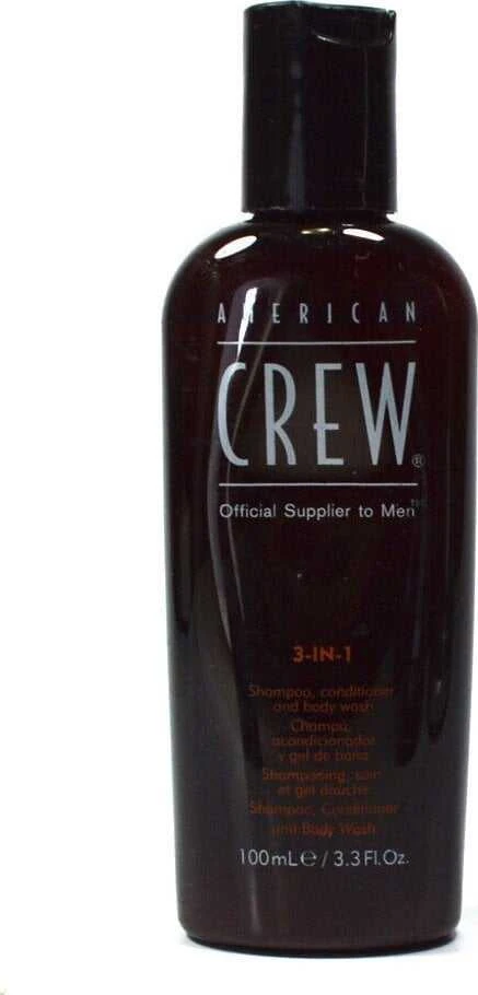 American Crew Classic Vegan Hair Šampūnas Conditioner & Dušo želė 3-In-1 For Moisturizing, 100 ml