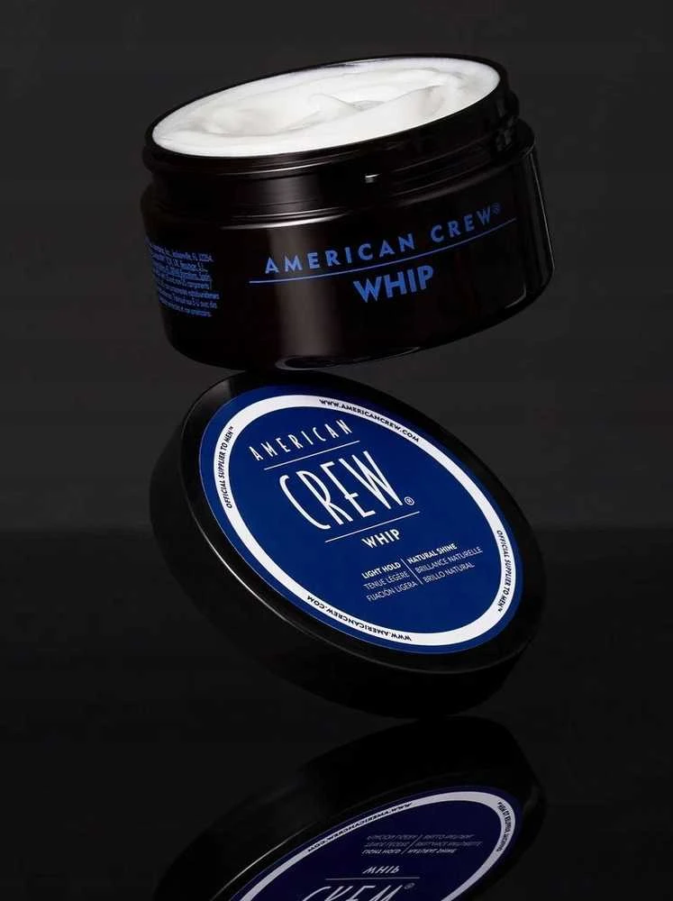 „American Crew Whip“ plaukų formavimo kreminės putos, lengvos fiksacijos, 85 g
