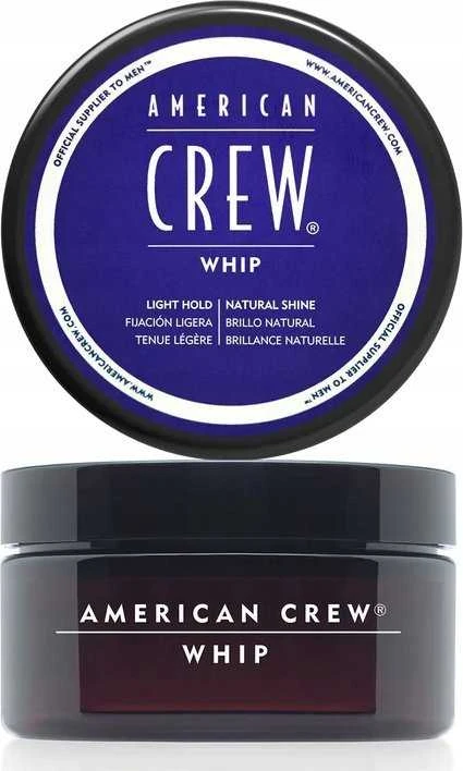 „American Crew Whip“ plaukų formavimo kreminės putos, lengvos fiksacijos, 85 g