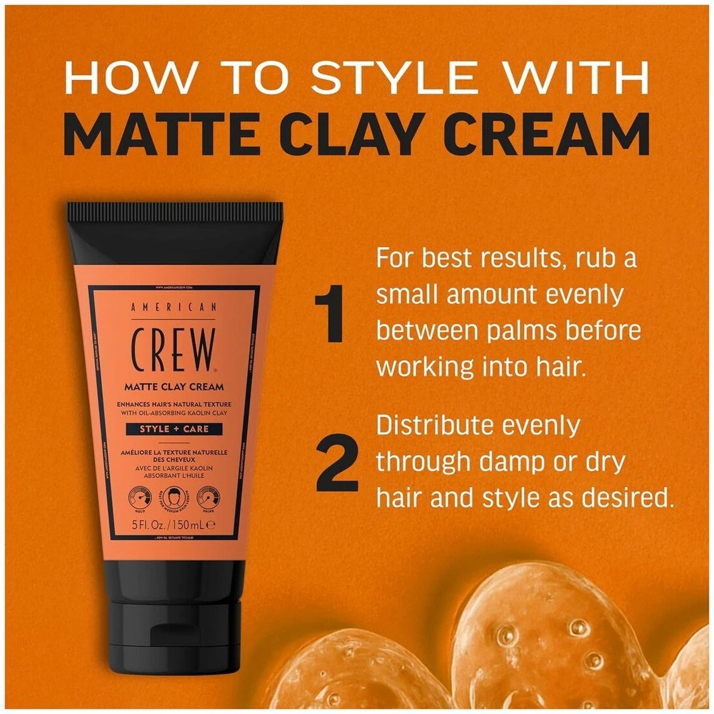 American Crew Matte Clay Kreminis Hair Kreminis, 150 ml