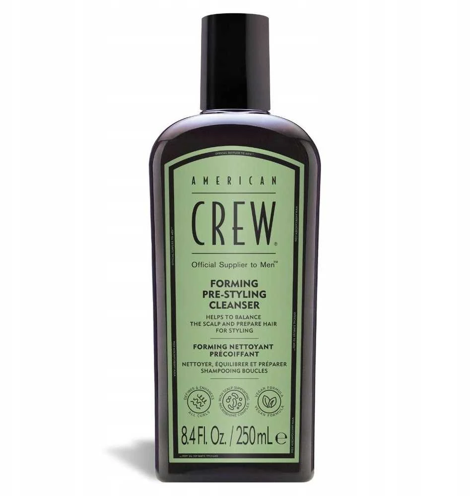 American Crew Forming Pre-Styling Valiklis formuojantis paruošiamasis plaukų šampūnas vyrams, 250 ml