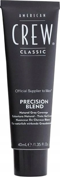 Rinkinys „Trio American Crew Precision Blend“ pusiau ilgalaikiai plaukų dažai, 4-5 natūralios spalvos, 3 vnt., 40 ml