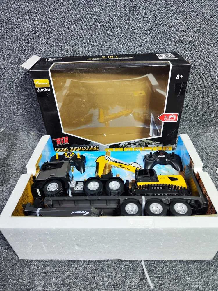 Amewi Amewi 2-in-1 Tieflader/Bagger-Set G836E/G041E 1:24 RTR