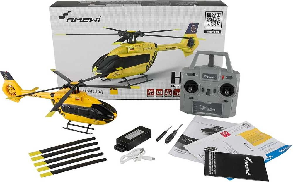 Amewi Amewi ADAC H145 Helikopter Brushless 6-Kanal 6G RTF