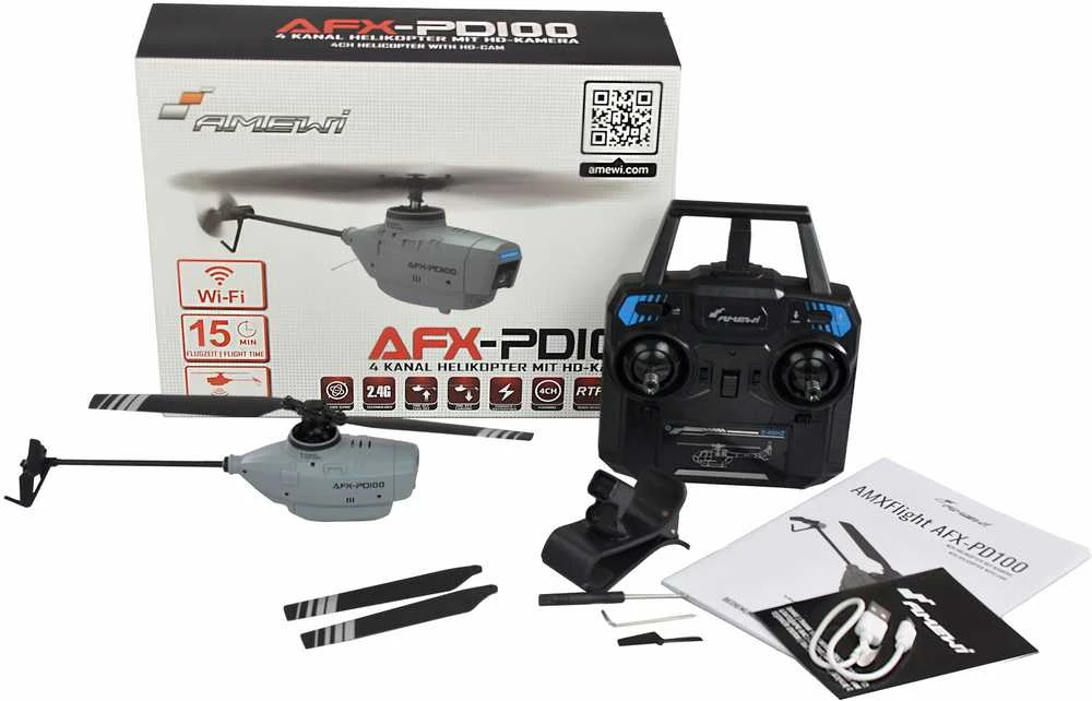 Carruzzo Amewi PD100 Radijo bangomis valdomas (RC) modelis Sraigtasparnis Elektrinis variklis