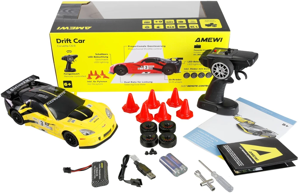 Amewi Amewi 21123 zdalnie sterowany modelis Auto do driftu Silnik elektrinis 1:18