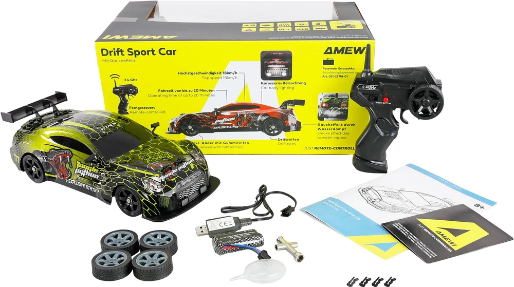 Amewi Amewi 21135 zdalnie sterowany modelis Auto do driftu Silnik elektrinis 1:16
