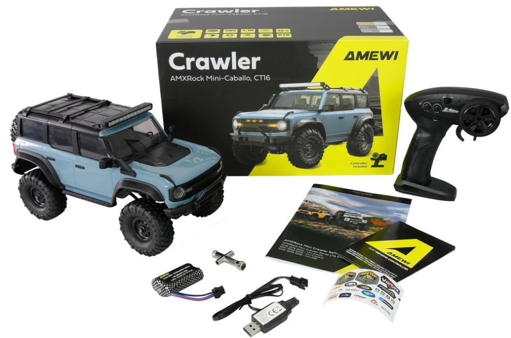 Amewi 22719 nuotoliniu būdu valdomas modelis Visureigis crawler Elektrinis variklis 1:16