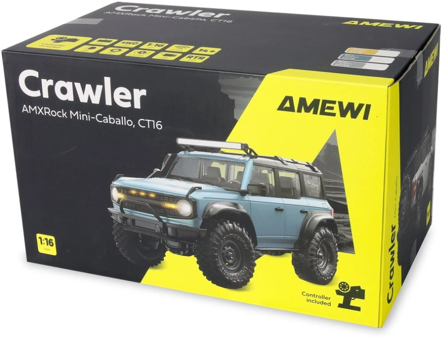 Amewi Amewi 22719 zdalnie sterowany modelis Samochód terenowy typu crawler Silnik elektrinis 1:16