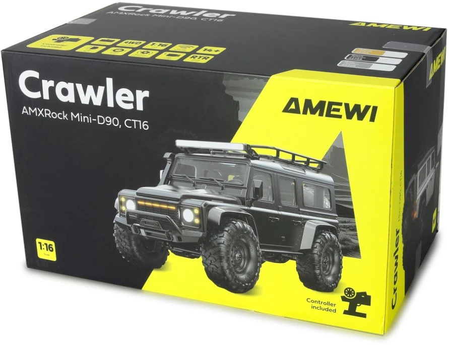 Amewi Amewi 22724 zdalnie sterowany modelis Samochód terenowy typu crawler Silnik elektrinis 1:16