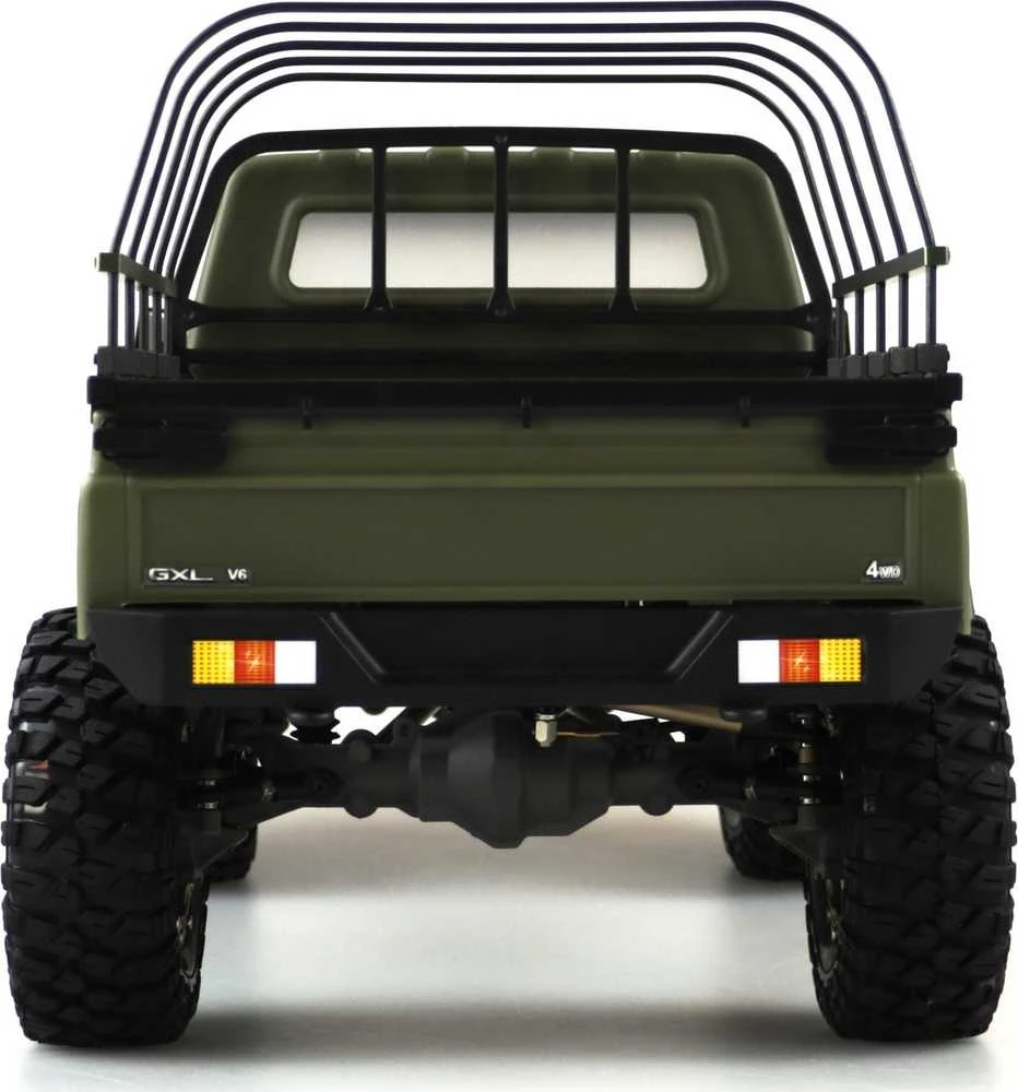 Amewi Amewi AMXRock RCX10PS šliaužiojimo pikapas, karinis, žalias, 1:10, RTR, gra