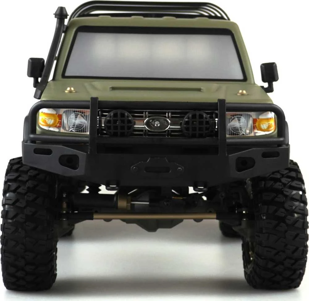 Amewi Amewi AMXRock RCX10PS šliaužiojimo pikapas, karinis, žalias, 1:10, RTR, gra