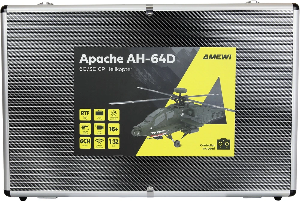 Amewi Amewi Apache AH-64D zdalnie sterowany modelis Helikopter Silnik elektrinis 1:32