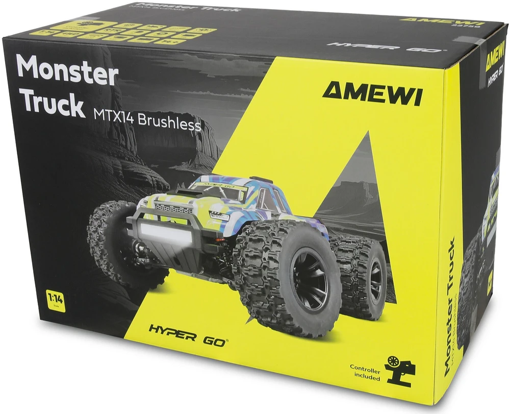 Amewi Amewi Hyper GO MTX14 zdalnie sterowany modelis Monster Truck Silnik elektrinis 1:14