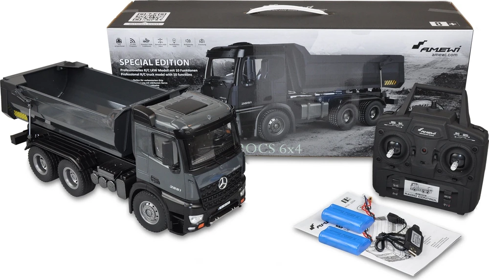 Amewi AMEWI Mercedes-Benz Arocs savivartis PRO Metal V2 RTR 2.4GHz