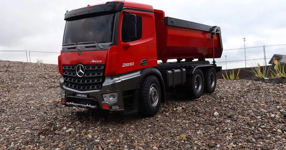 Amewi Amewi Mercedes sunkvežimis su savivarčio kėbulu 1:14 2,4GHz RTR