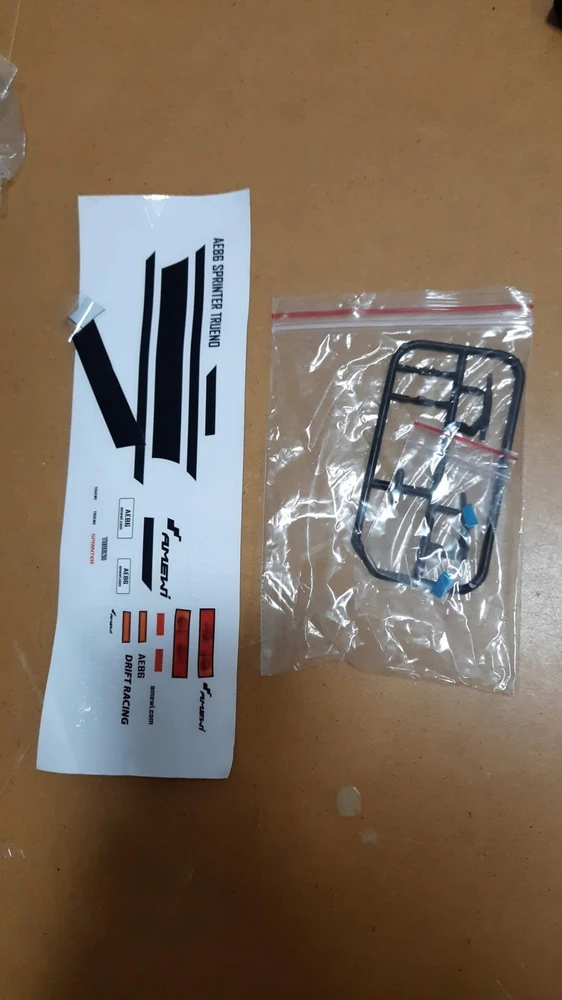 Carruzzo Amewi AE86 Trueno Radijo bangomis valdomas (RC) modelis Kelių lenktyninis automobilis Elektrinis variklis 1:18