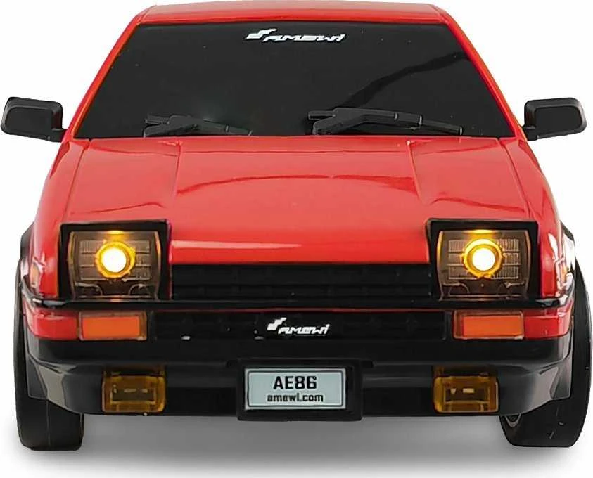 Amewi RC Auto AE86 Sprinter Drift Racing Car 1:18 RTR raudona
